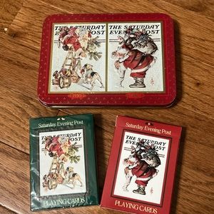 1997 Norman Rockwell Saturday Evening Post Card Decks